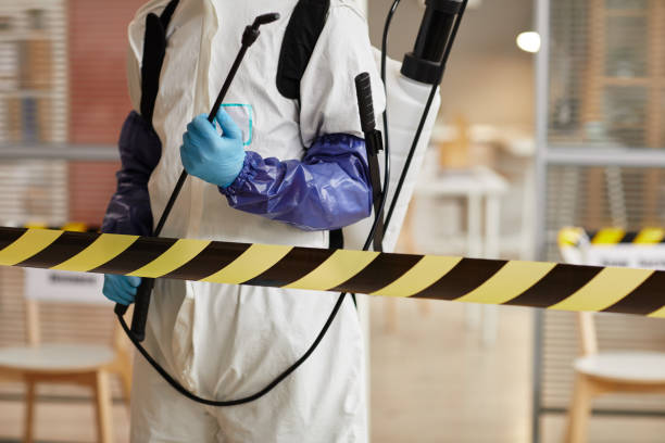 Professional Hoarding Cleanup technician working in Sayreville, NJ